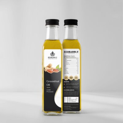 Ecobabble Wood Press Groundnut Oil